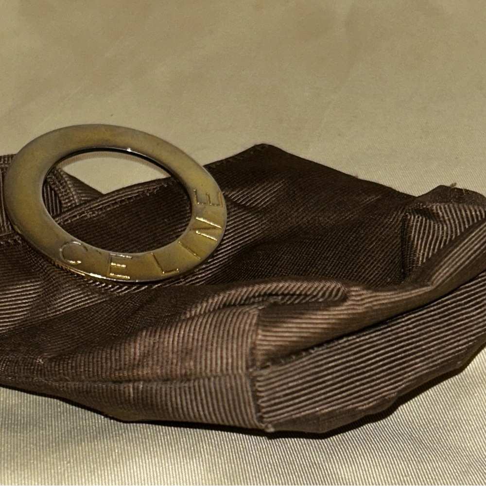 Celine Vintage Gold Accent Brown Mini Bag. - Picture 6 of 7
